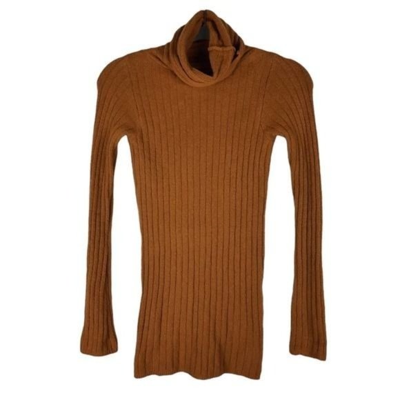 Free People Turtle Neck Ribbed Long Sleeve Sweater - Picture 5 of 13